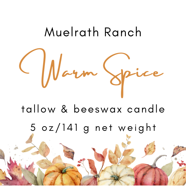 Tallow & Beeswax Candle