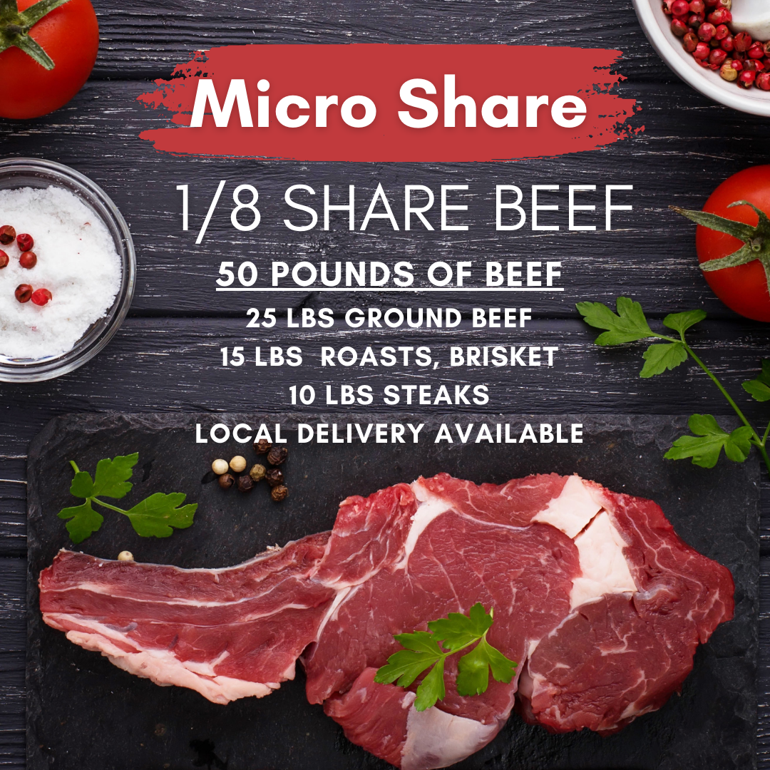 Micro Share Beef 1/8th Share