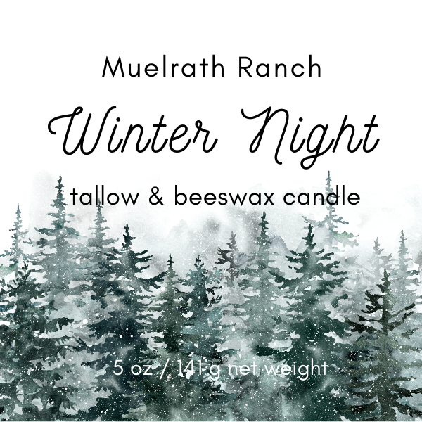 Tallow & Beeswax Candle