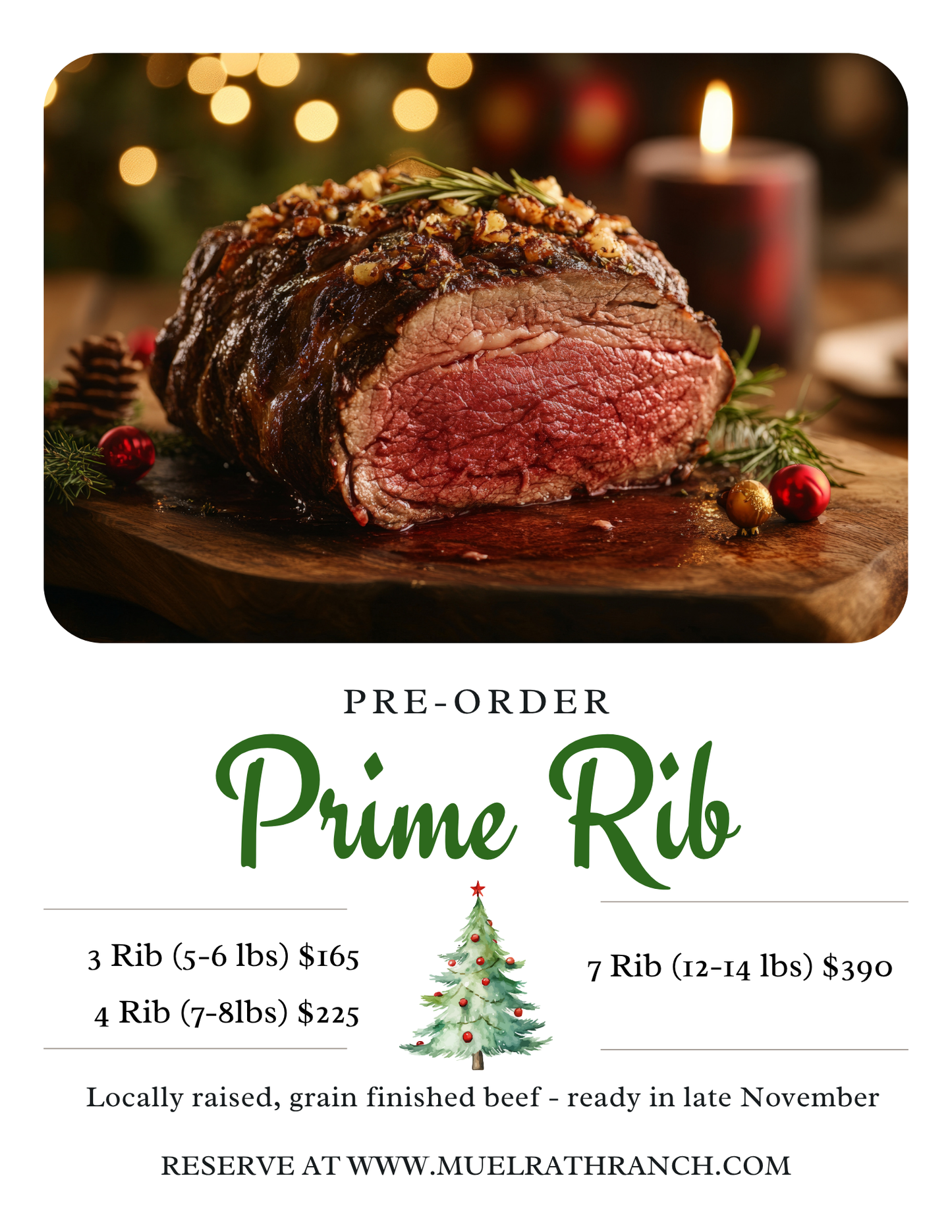 Prime Rib PRE ORDER